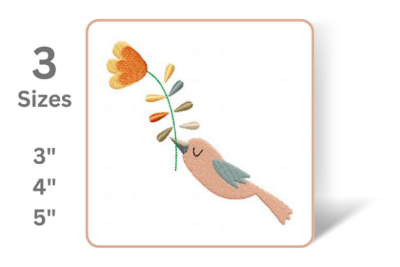 Bird with Flower