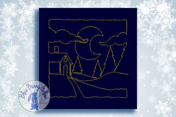 Christmas Quilt Block-Home 2