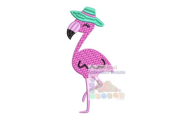 Flamingo with Hat