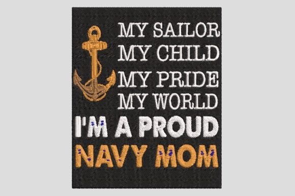I Am a Proud Navy Mom