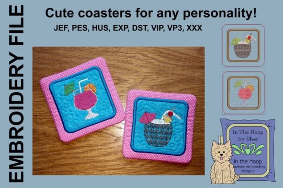 Tropical Drinks Coasters